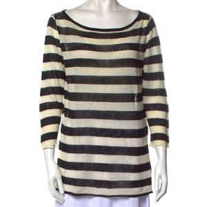 Tory Burch striped tunic, size L, GUC